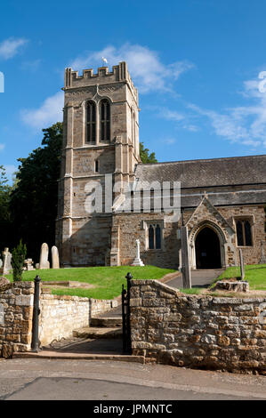 St. Andrew`s Church, Arthingworth, Northamptonshire, England, UK Stock Photo